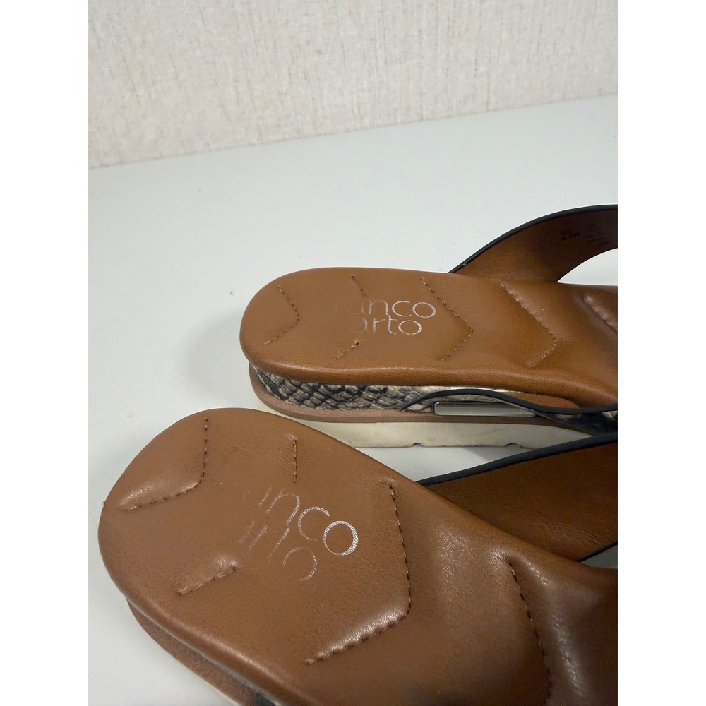 Franco Sarto‎ "Darious" Women's Slip On Sandals Reptile Pattern Size 6.5M - Picture 7 of 14